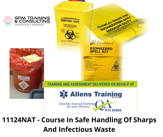 11124NAT - Course In Safe Handling Of Sharps And Infectious Waste